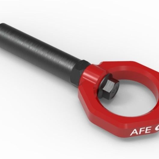 aFe Control Rear Tow Hook Red BMW F-Chassis 2/3/4/M-Other Body Components-aFe-AFE450-502002-R-SMINKpower Performance Parts