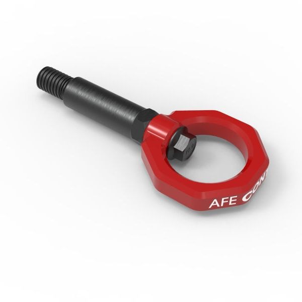 aFe Control Front Tow Hook Red 20-21 Toyota GR Supra (A90)-Other Body Components-aFe-AFE450-721001-R-SMINKpower Performance Parts