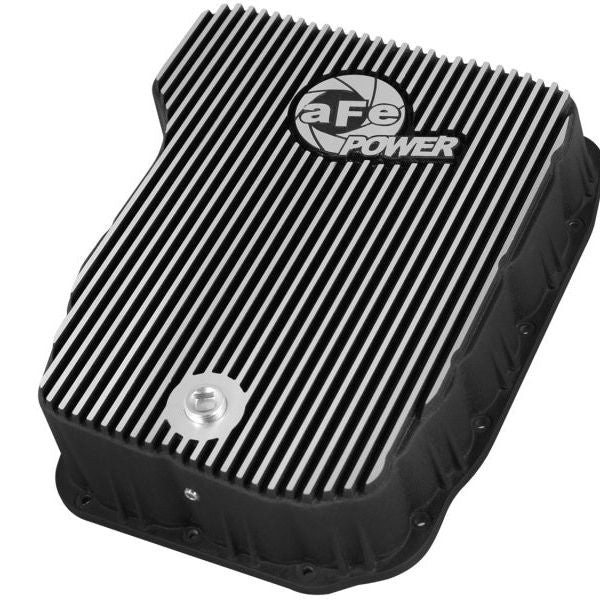 aFe Power Cover Trans Pan Machined COV Trans Pan Dodge Diesel Trucks 07.5-11 L6-6.7L (td) Machined-Diff Covers-aFe-AFE46-70062-SMINKpower Performance Parts