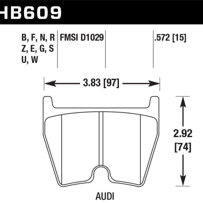 Hawk 08-15 Audi R8 / 03-14 Lamborghini Gallardo DTC-30 Front Race Pads