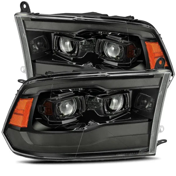 AlphaRex 09-18 Dodge Ram Luxx-Series LED Tail Lights Alpha-Black w/ Activation Light & Seq. Signal-Headlights-AlphaRex-ARX640003-SMINKpower Performance Parts