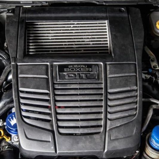 Turbo XS 15-16 Subaru WRX Billet Aluminum Vacuum Pump Cover - Blue-Engine Covers-Turbo XS-TXSW15-VPC-BLU-SMINKpower Performance Parts