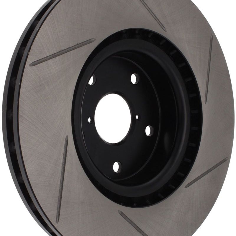StopTech Power Slot 05-08 STi Front Right Slotted Rotor-Brake Rotors - Slotted-Stoptech-STO126.47022SR-SMINKpower Performance Parts
