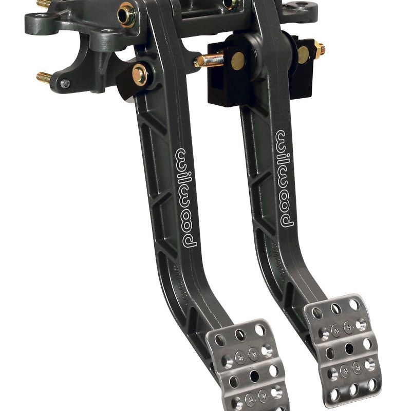 Wilwood Adjustable Dual Pedal - Brake / Clutch - Fwd. Swing Mount - 6.25:1-Pedals-Wilwood-WIL340-11295-SMINKpower Performance Parts