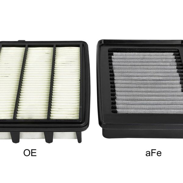 aFe MagnumFLOW Pro DRY S Air Filter 17-18 Honda Civic Type R L4-2.0L (t)-Air Filters - Universal Fit-aFe-AFE31-10277-SMINKpower Performance Parts