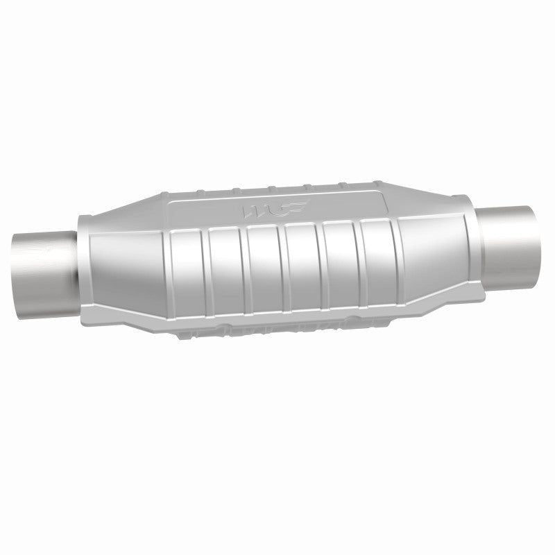 MagnaFlow Conv Univ 2.5in Inlet/Outlet Center/Center Oval 12in Body L x 6.5in W x 16in Overall L-Catalytic Converter Universal-Magnaflow-MAG51006-SMINKpower Performance Parts