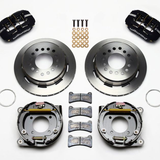 Wilwood Dynapro Low-Profile 11.00in P-Brake Kit Chevy 12 Bolt 2.75in Off w/ C-Clips-Big Brake Kits-Wilwood-WIL140-11398-SMINKpower Performance Parts