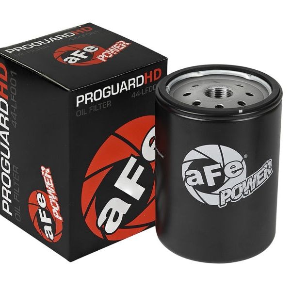 aFe ProGuard D2 Fluid Filters Oil F/F OIL GM Diesel Trucks 01-11 V8-6.6L (td)-Fuel Filters-aFe-AFE44-LF001-SMINKpower Performance Parts