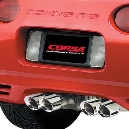 Corsa 97-04 Chevrolet Corvette C5 Z06 5.7L V8 Polished Xtreme Cat-Back + XO Exhaust