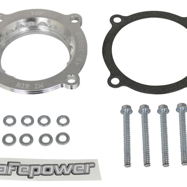 aFe Silver Bullet Throttle Body Spacer 2018+ Jeep Wrangler (JL) V6 3.6L-Throttle Body Spacers-aFe-AFE46-35008-SMINKpower Performance Parts