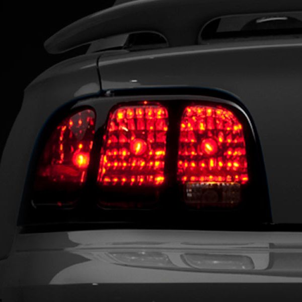 Raxiom 96-98 Ford Mustang Tail Lights- Black Housing (Smoked Lens)-Tail Lights-Raxiom-RAX49124-SMINKpower Performance Parts