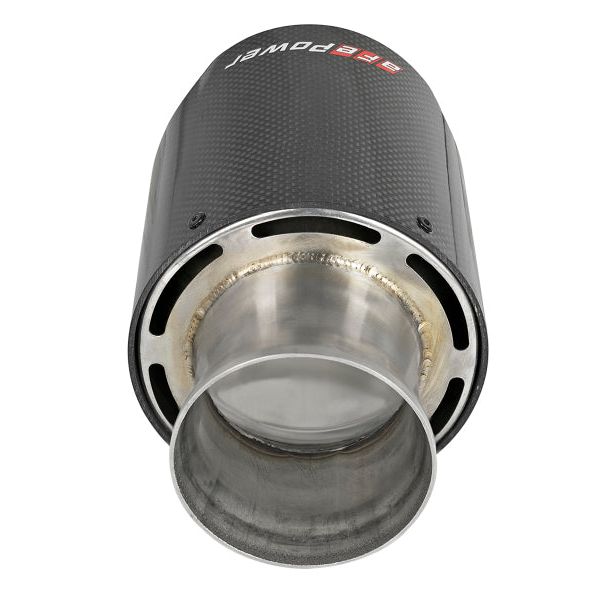 aFe MACH Force-XP 4-1/2in Carbon Fiber OE Replacement Exhaust Tips - 15-19 Dodge Charger/Hellcat-Tips-aFe-AFE49C32068-C-SMINKpower Performance Parts