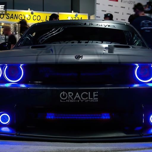 Oracle 08-14 Dodge Challenger Dynamic Surface Mount Headlight/Fog Light Halo Kit COMBO - ColorSHIFT-Fog Lights-ORACLE Lighting-ORL1458-332-SMINKpower Performance Parts