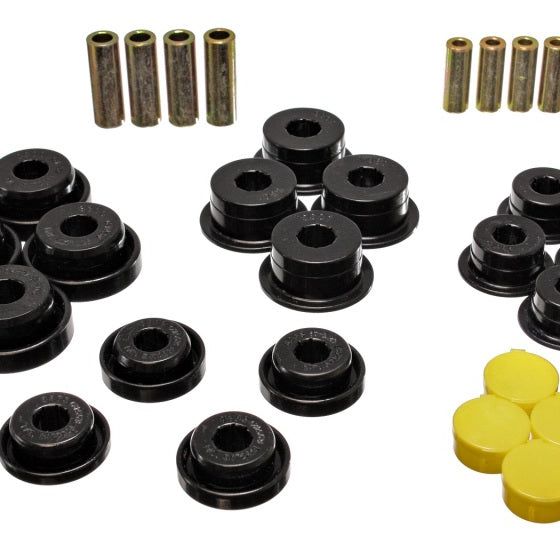 Energy Suspension 97-06 Jeep Wrangler TJ/YJ Black Front Control Arm Bushings (Must reuse OEM Outer S-Bushing Kits-Energy Suspension-ENG2.3106G-SMINKpower Performance Parts