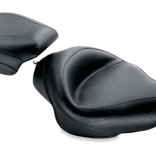Mustang 04-21 Harley Sportster 3.3 Gallon Standard Touring Solo Seat - Black-Solo Motorcycle Seats-Mustang Motorcycle-MMP76157-SMINKpower Performance Parts