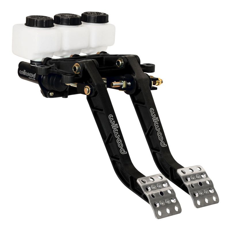 Wilwood Adjustable Dual Pedal - Brake / Clutch - Fwd. Swing Mount - 6.25:1-Pedals-Wilwood-WIL340-11295-SMINKpower Performance Parts