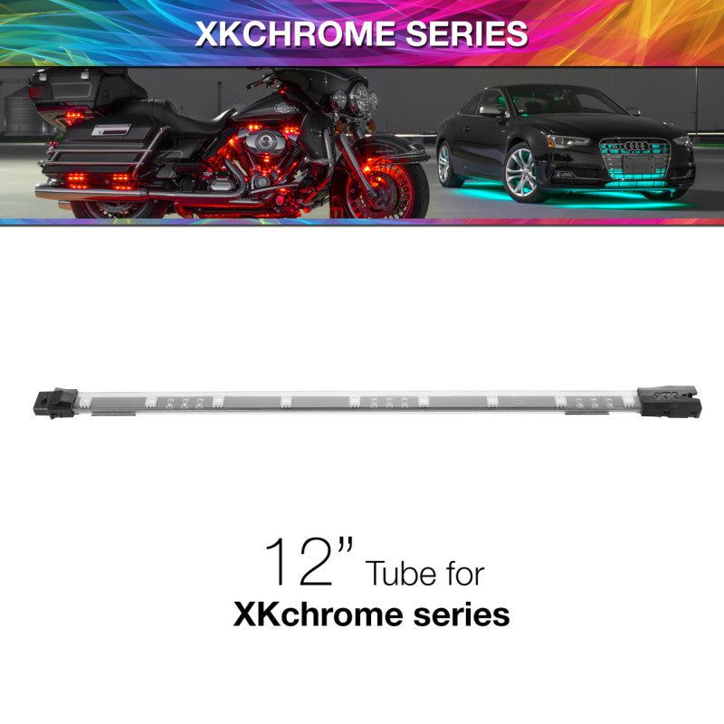 XK Glow 12in Multi Color LED tube for XKchrome & 7 Color Series - SMINKpower Performance Parts XKGXK-4P-T-12 XKGLOW