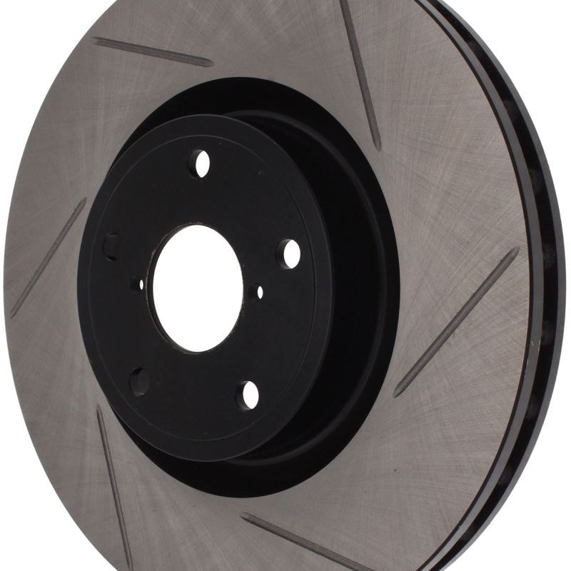 StopTech Power Slot 05-08 STi Front Left Slotted Rotor-Brake Rotors - Slotted-Stoptech-STO126.47022SL-SMINKpower Performance Parts