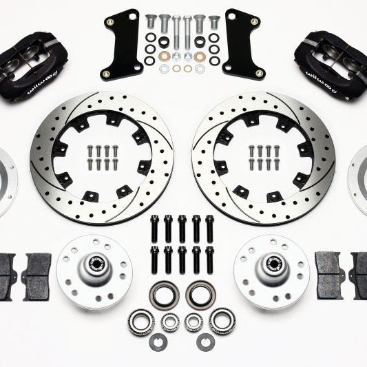 Wilwood Forged Dynalite Front Kit 12.19in Drilled 67-69 Camaro 64-72 Nova Chevelle-Big Brake Kits-Wilwood-WIL140-7675-D-SMINKpower Performance Parts