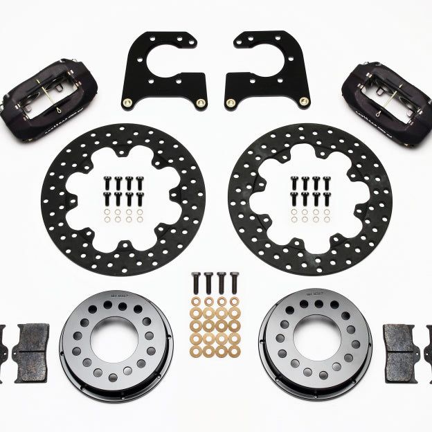 Wilwood Forged Dynalite Rear Drag Kit Drilled Rotor New Big Ford 2.50in Offset-Big Brake Kits-Wilwood-WIL140-2119-BD-SMINKpower Performance Parts