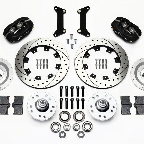 Wilwood Forged Dynalite Front Kit 12.19in Drilled 79-87 GM G Body-Big Brake Kits-Wilwood-WIL140-12297-D-SMINKpower Performance Parts