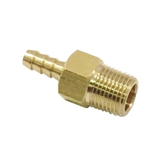 Torque Solution Brass 1/8 in NPT Fitting: Universal Straight Barb
