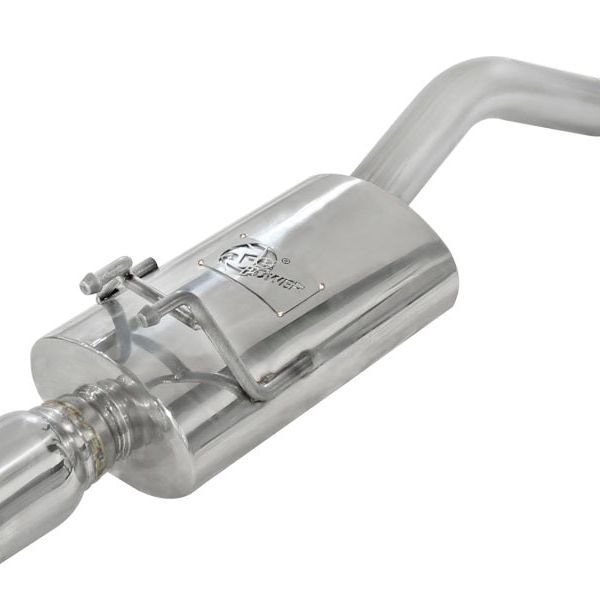 aFe Takeda Exhaust 2.5in Dia 304SS Axle-Back w/Polished Tip 06-11 Honda Civic EX Sedan L4 1.8L-Axle Back-aFe-AFE49-36610-SMINKpower Performance Parts