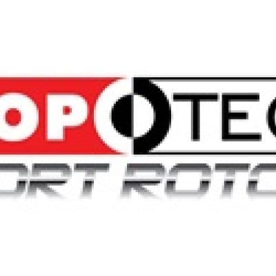 StopTech Nissan 370z / Infiniti G37 SportStop Drilled Front Right Rotor-Brake Rotors - Drilled-Stoptech-STO128.42100R-SMINKpower Performance Parts