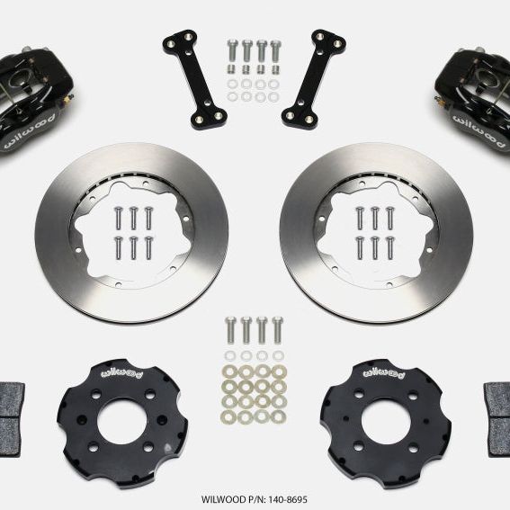 Wilwood Forged Dynalite Front Hat Kit 11.00in Integra/Civic w/Fac.240mm Rtr-Big Brake Kits-Wilwood-WIL140-8695-SMINKpower Performance Parts