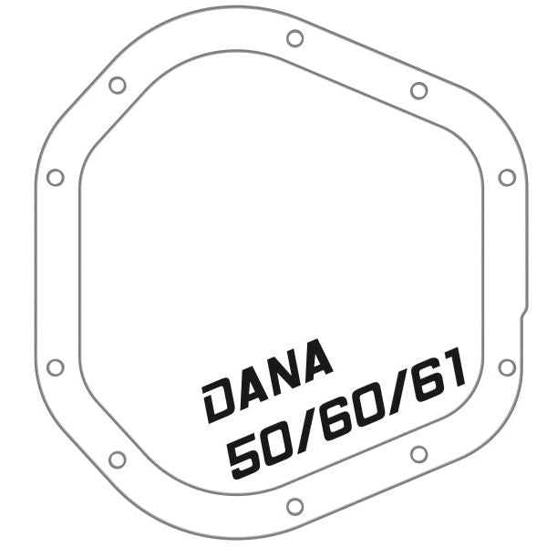 aFe Pro Series Dana 60 Front Differential Cover Black w/ Machined Fins 17-20 Ford Trucks (Dana 60)-Diff Covers-aFe-AFE46-71100B-SMINKpower Performance Parts