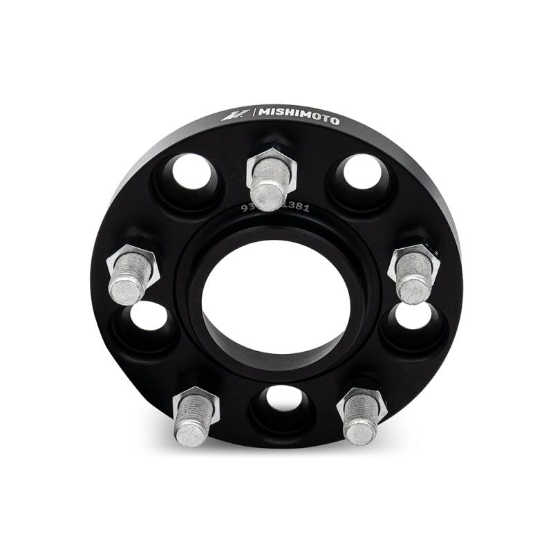 Mishimoto Wheel Spacers - 5x100 - 56.1 - 15 - M12 - Black-Wheel Spacers & Adapters-Mishimoto-MISMMWS-008-150BK-SMINKpower Performance Parts