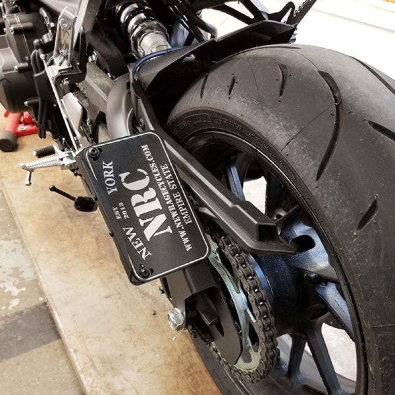 New Rage Cycles 17-20 Yamaha MT-09 Side Mount License Plate-Misc Powersports-New Rage Cycles-NEWMT09-SIDE-SMINKpower Performance Parts