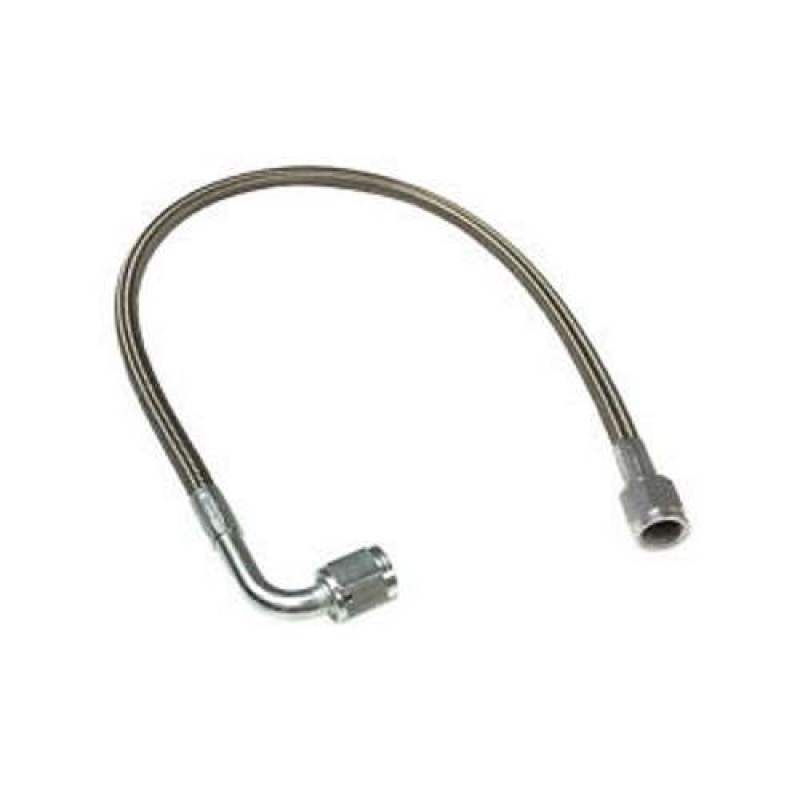 Fragola -4AN PFTE Hose Assembly Straight x 90 Degree 18in-Brake Line Kits-Fragola-FRA410-1-2-18-SMINKpower Performance Parts