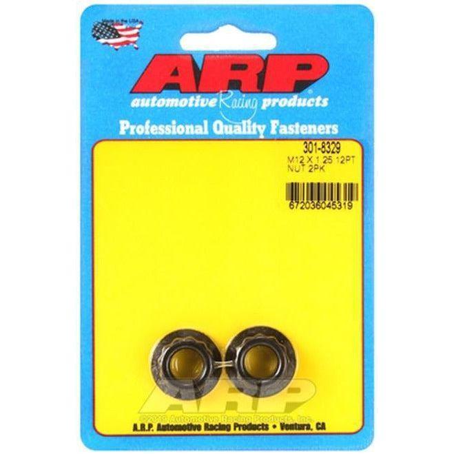 ARP 12mm x 1.25 16mm Socket 12pt Nut Kit (10 pack) - SMINKpower Performance Parts ARP301-8400 ARP