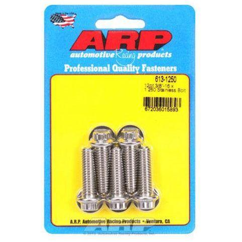 ARP 3/8in x 16 - 1.25in UHL 12pt SS Bolt Kit (5/pkg) - SMINKpower Performance Parts ARP613-1250 ARP