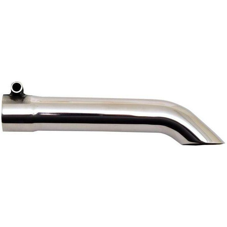Gibson Turn Down Slash-Cut Tip - 1.5in OD/1.5in Inlet/8in Length - Stainless - SMINKpower Performance Parts GIB500415 Gibson