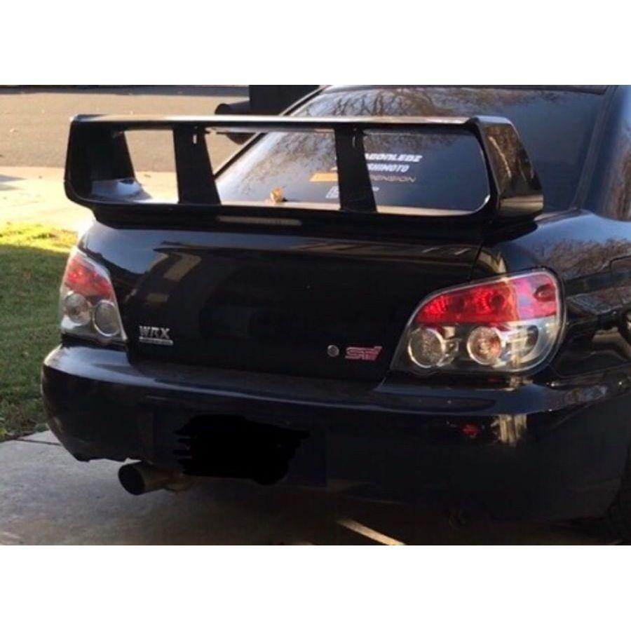 Perrin STi Black Plastic Wing Support - SMINKpower Performance Parts PERPSP-BDY-100BK Perrin Performance