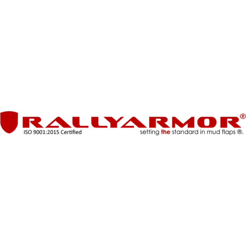 Rally Armor Universal fitment (no hardware) Basic Black Mud Flap w/ Red Logo - SMINKpower Performance Parts RALMF12-BAS-RD Rally Armor