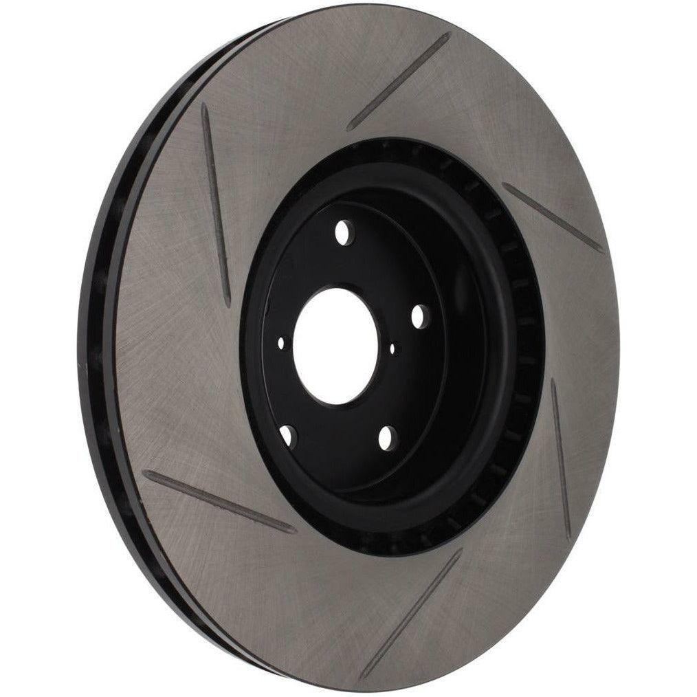 StopTech Power Slot 05-08 STi Front Left Slotted Rotor - SMINKpower Performance Parts STO126.47022SL Stoptech