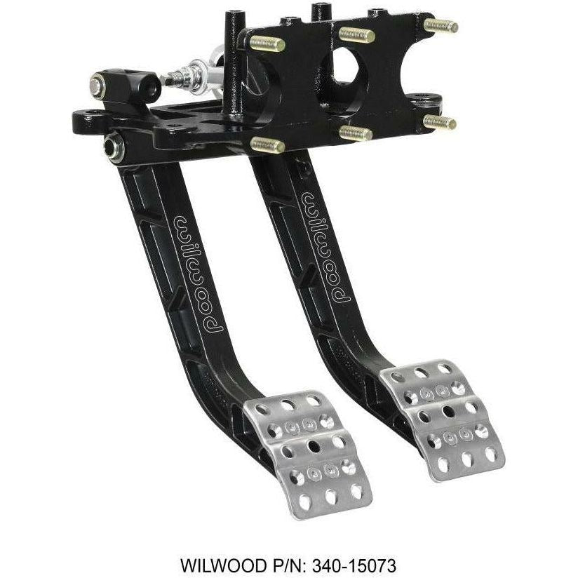 Wilwood Adjustable-Trubar Dual Pedal - Brake / Clutch - Rev. Swing Mount - 5.1:1 - SMINKpower Performance Parts WIL340-15073 Wilwood