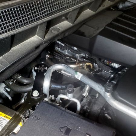 J&L 19-24 Chevy Silverado/GMC Sierra 1500 2.7L Passenger Side Oil Separator 3.0 - Clear Anodized-Oil Separators-J&L-JLT3093P-C-SMINKpower Performance Parts
