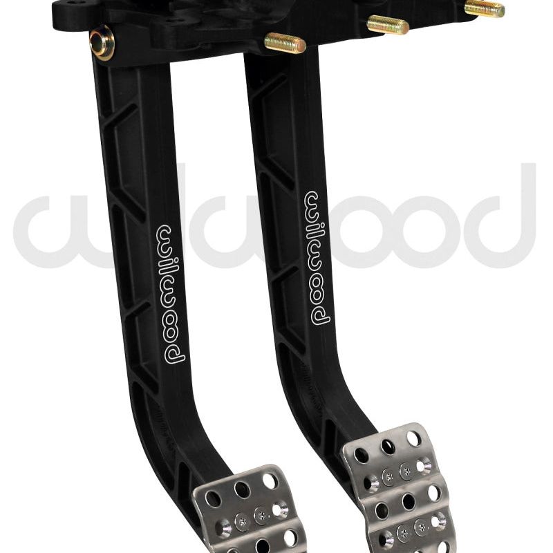 Wilwood Adjustable Dual Pedal - Brake / Clutch - Rev. Swing Mount - 6.25:1-Pedals-Wilwood-WIL340-11299-SMINKpower Performance Parts