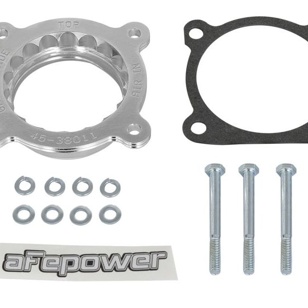 aFe Silver Bullet Throttle Body Spacer 10-18 Toyota FJ Cruiser V6 4.0L-Throttle Body Spacers-aFe-AFE46-38011-SMINKpower Performance Parts
