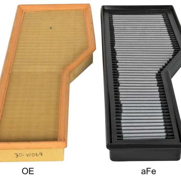 aFe Magnum FLOW Pro DRY S OE Replacement Filter 04-08 Porsche 911 Carrera (997) H6 3.6L-Air Filters - Universal Fit-aFe-AFE31-10069-SMINKpower Performance Parts