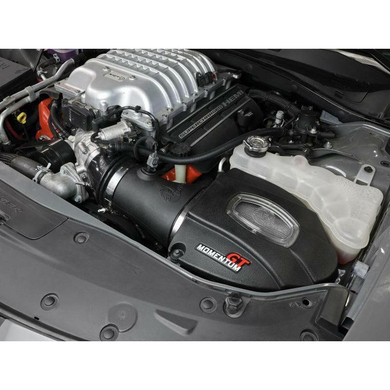 aFe Momentum GT Pro DRY S Air Intake System, 17-20 Dodge Challenger / Charger SRT Hellcat - SMINKpower Performance Parts AFE50-72205D aFe