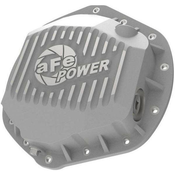 aFe Power Pro Series Rear Differential Cover Raw w/ Machined Fins 14-18 Dodge Ram 2500/3500 - SMINKpower Performance Parts AFE46-70390 aFe
