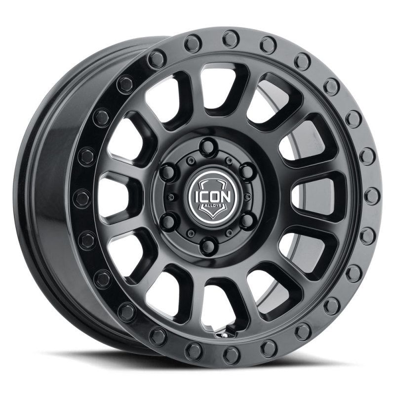 ICON Hulse 17 X 8.5 6 X 5.5 0mm Offset 4.75in BS Double Black-Wheels - Cast-ICON-ICO8017858347DB-SMINKpower Performance Parts