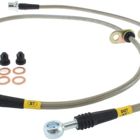 StopTech 00-05 Celica GT & GT-S/05-08 Scion tC Front Stainless Steel Brake Lines-Brake Line Kits-Stoptech-STO950.44005-SMINKpower Performance Parts