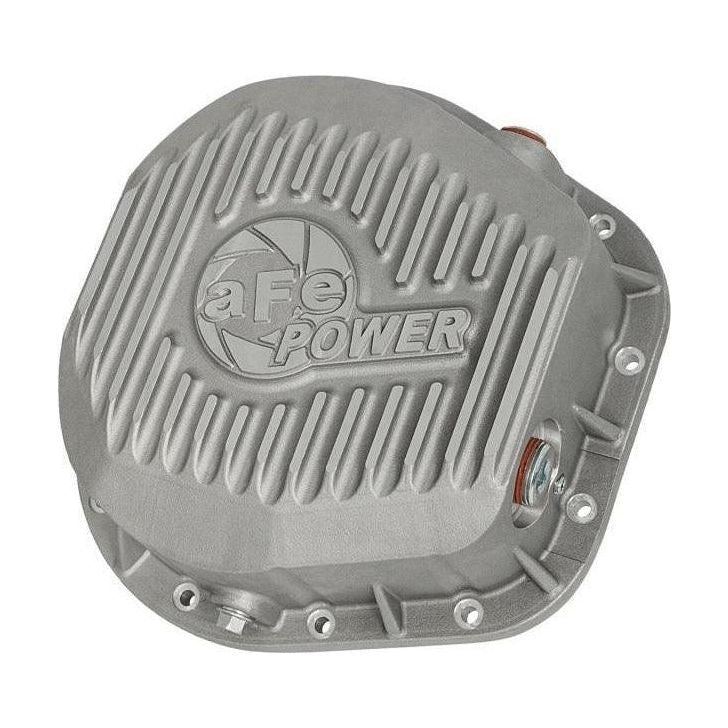 afe Rear Differential Cover (Raw; Street Series); Ford Diesel Trucks 86-13 V8 (td) - SMINKpower Performance Parts AFE46-70020 aFe