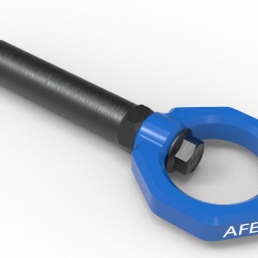 aFe Control Rear Tow Hook Blue BMW F-Chassis 2/3/4/M-Other Body Components-aFe-AFE450-502002-L-SMINKpower Performance Parts